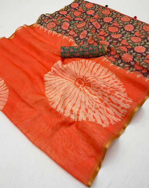 Svara lisha linen-3 famous saree market in surat